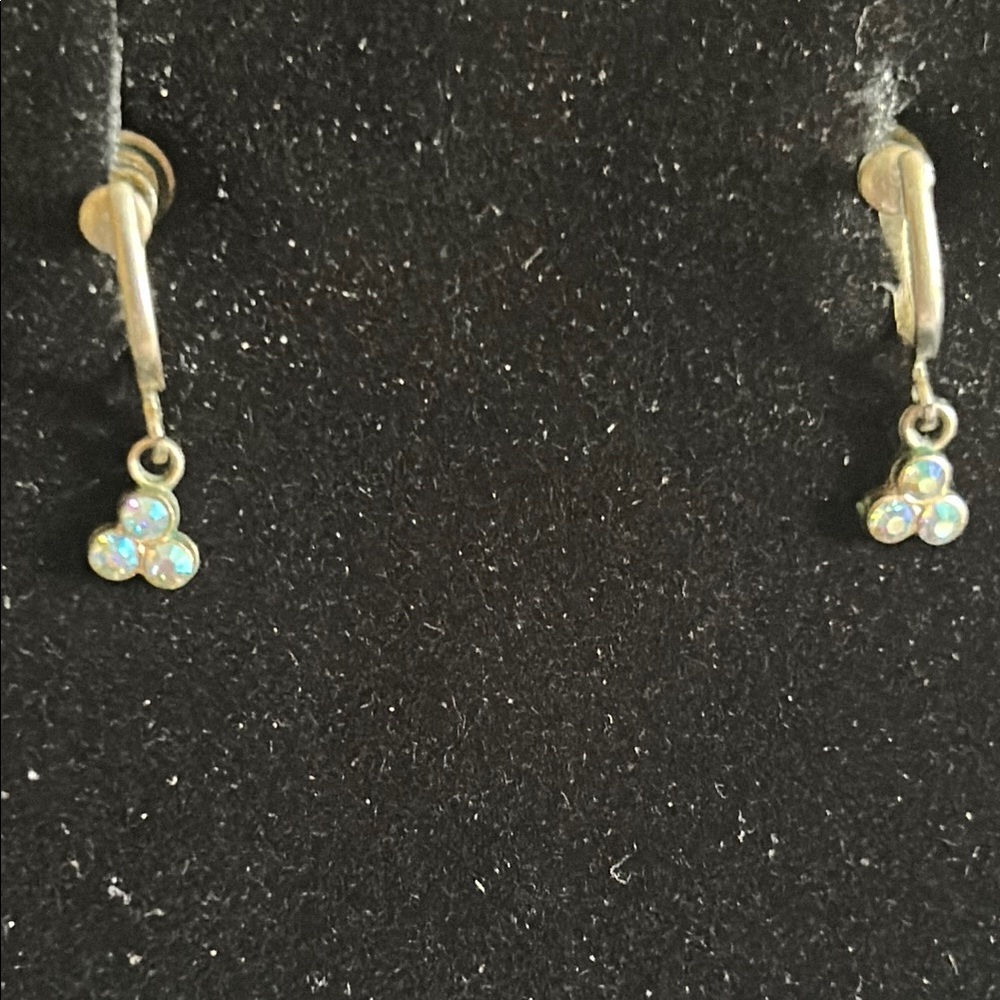 Vintage clip on earrings